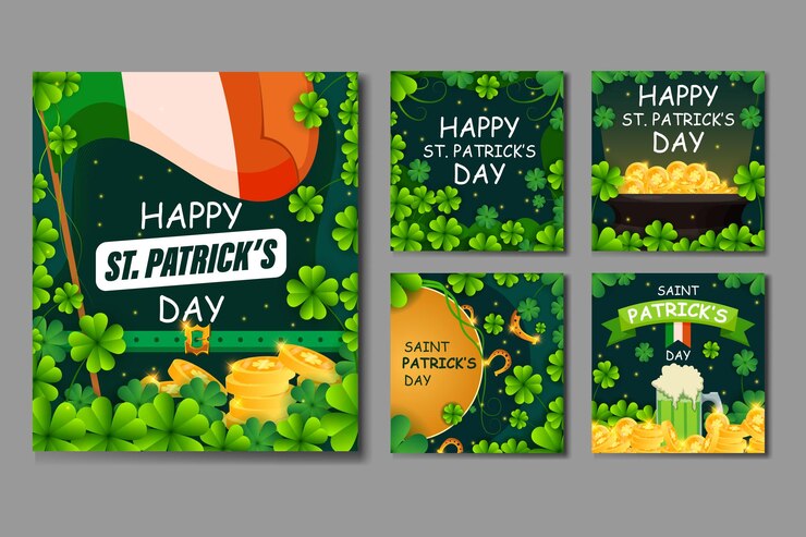 Día de San Patricio Trébol Trébol Redes sociales
