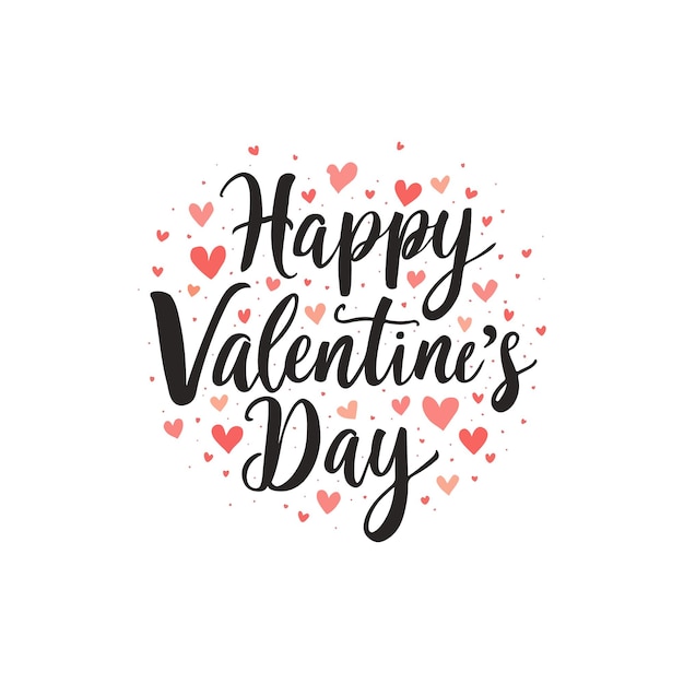 Día de San Valentín con el amor vectorial