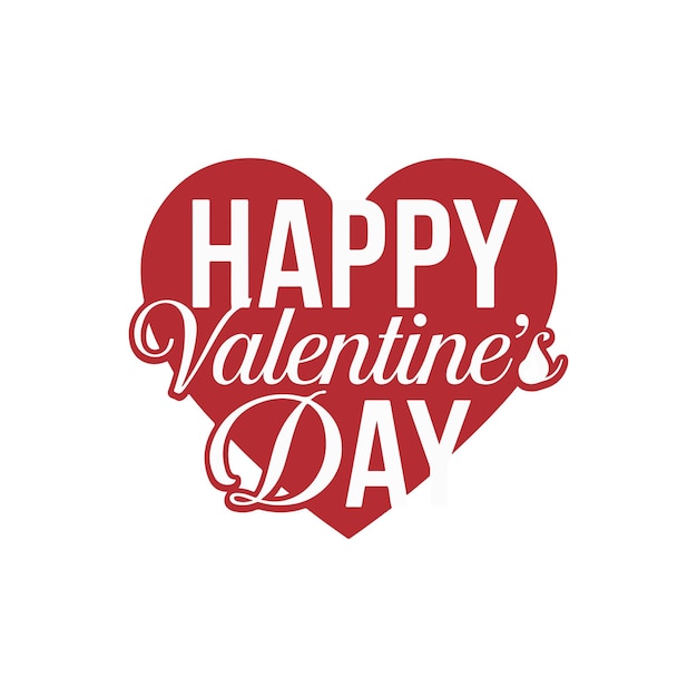 Día de San Valentín con el amor vectorial