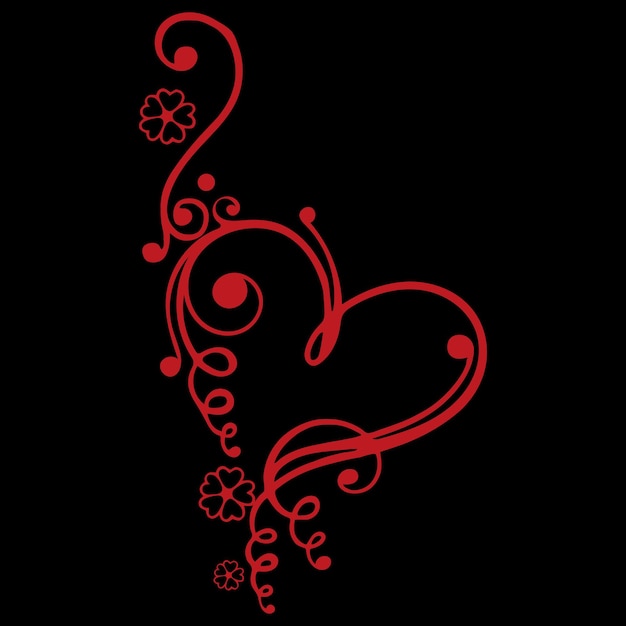 día de san valentín, corazón, logotipo, diseño, vector, ilustración