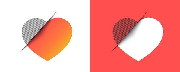 Día de san valentín, corazón, plano de fondo, vector, ilustración