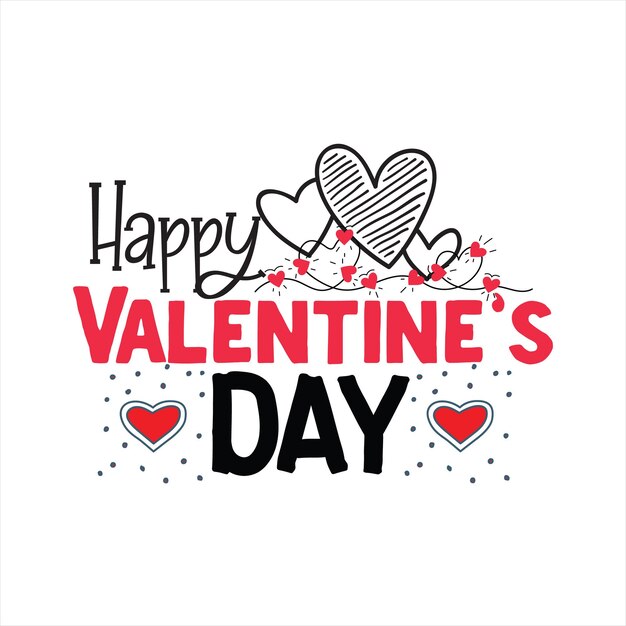 Vector día de san valentín diseño svg