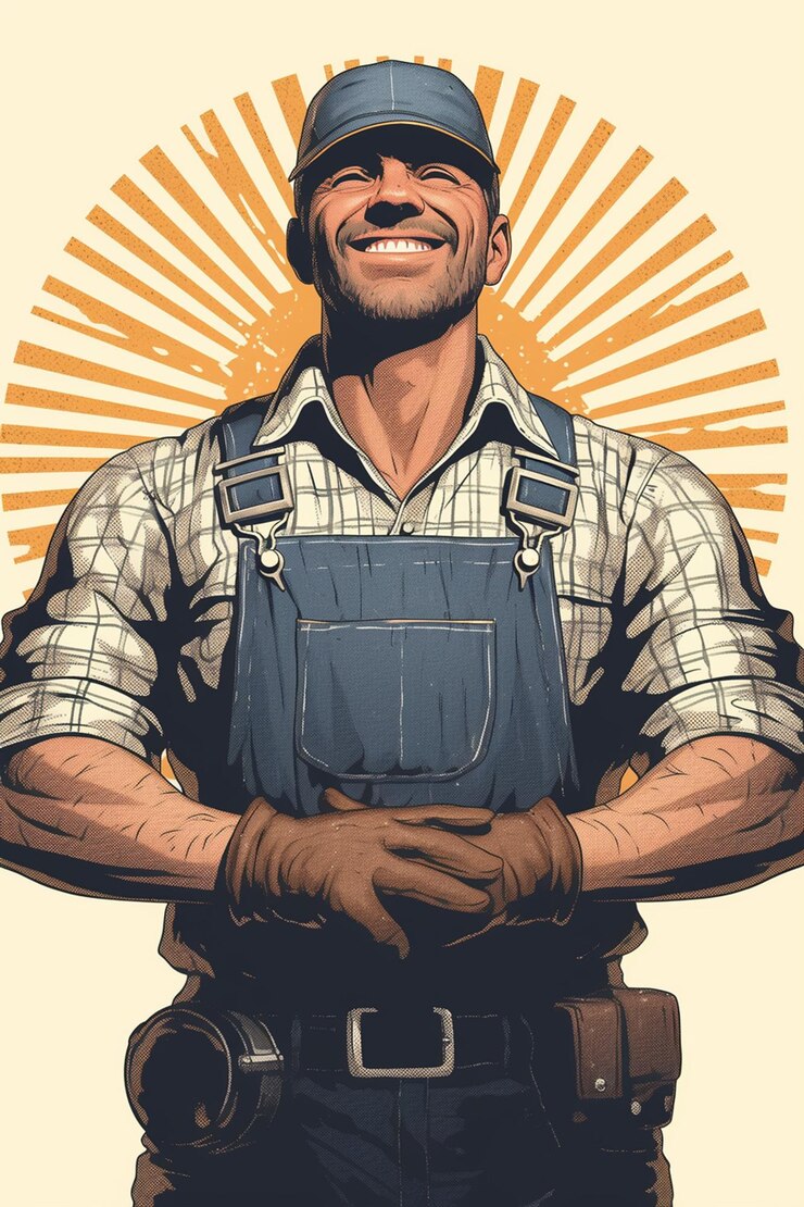 Vector día del trabajo honrando el legado del movimiento laboral