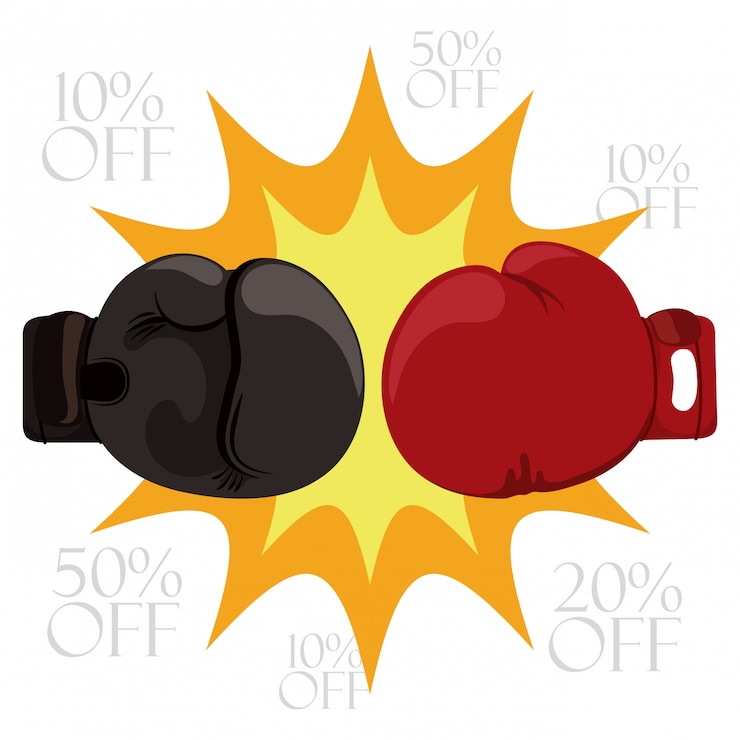 Vector día de la venta de boxeo