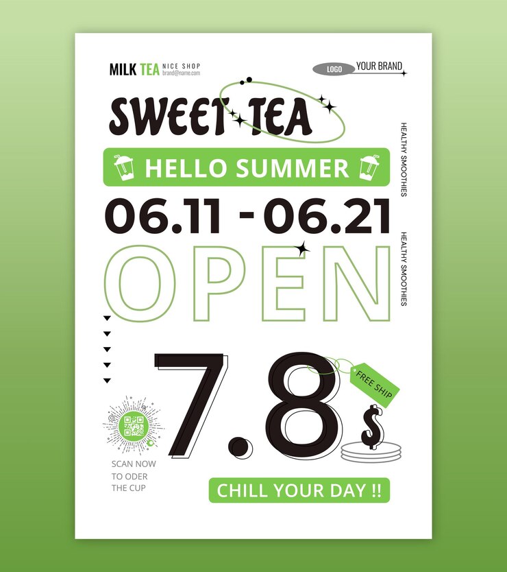 El día de la venta de verano del té de leche en Instagram
