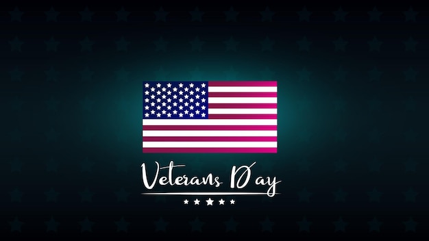 Día de los Veteranos, Honrando a todos los que sirvieron, carteles, ilustración vectorial de diseño moderno para pancartas.
