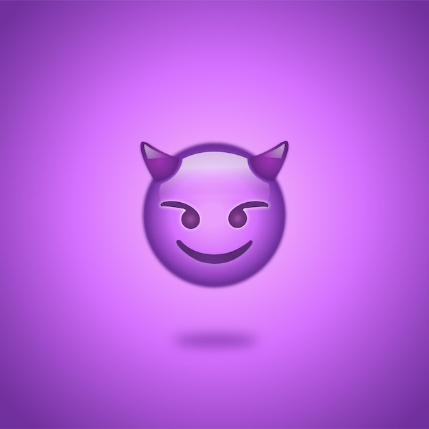 Vector diablo emoji