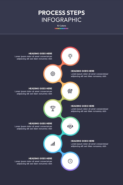 Vector diagrama de árbol de gráfico organizativo dendrograma diseño de plantilla de infografía de negocios