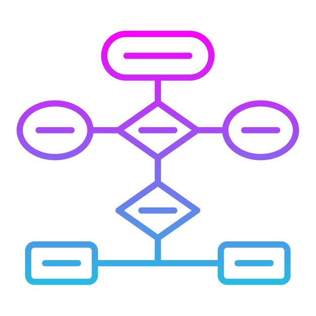 Vector un diagrama azul y rosa con las palabras la palabra en él