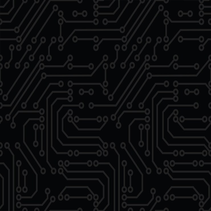 Diagrama de circuito eléctrico Diseño de patrones sin fisuras para decoraciones de pared Fondos de pantalla Patrón geométrico