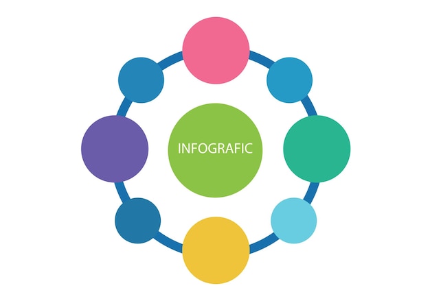 Diagrama de flujo de trabajo Ilustración vectorial de diagrama de organización