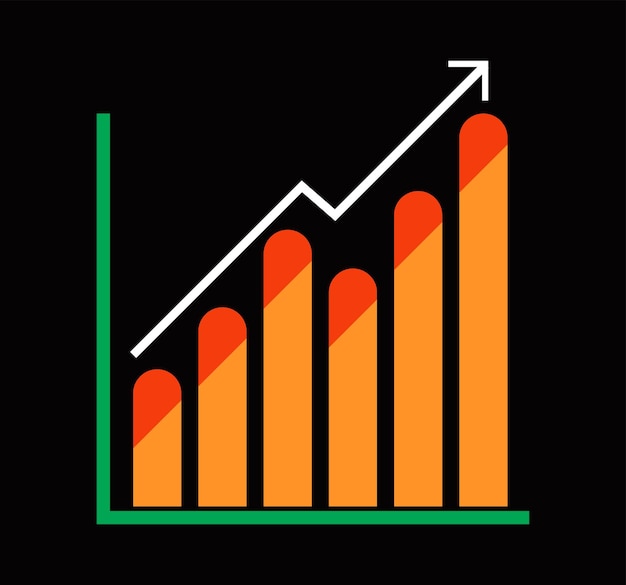 Diagrama de gráfico Icono de negocio