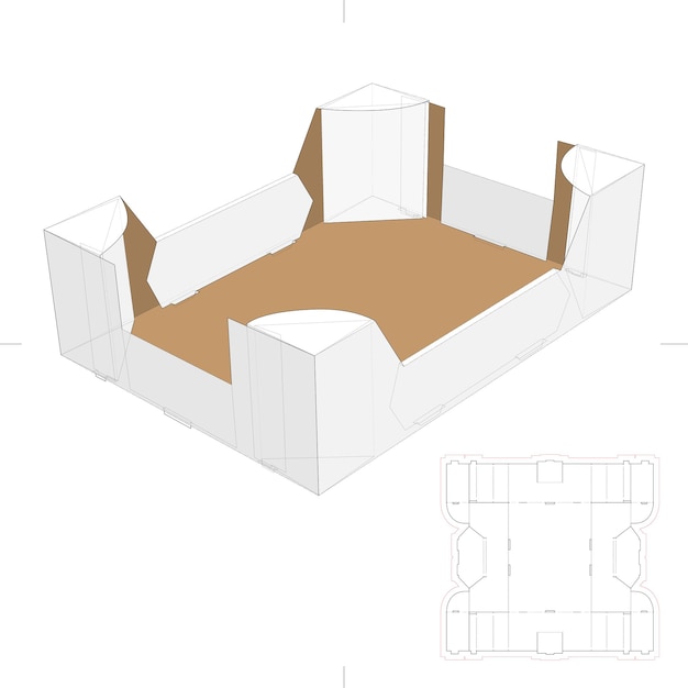 Un diagrama de una habitación con una pared blanca y una pared blanca.