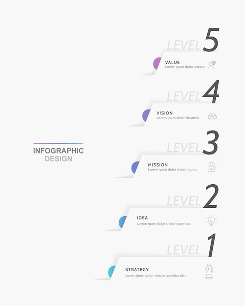 Diagrama infográfico de negocios