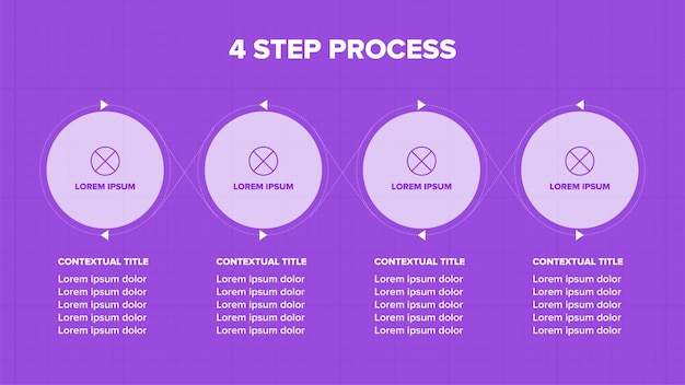 Vector diagrama de proceso