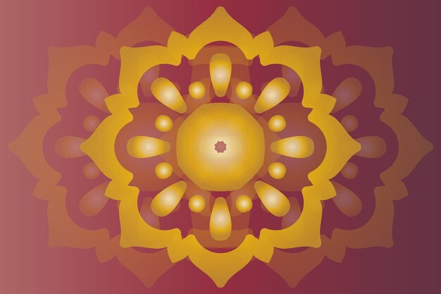 Diamante Mandala Mandala Diamante Elegante Patrón de mandala de lujo ornamental