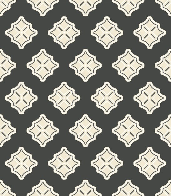 Diamantes geométricos decorativos abstractos Estilo de mosaico Interior Concepto Cruz Colores de moda de moda