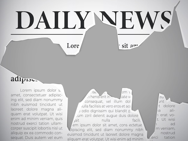 Diario con fondo de estilo realista