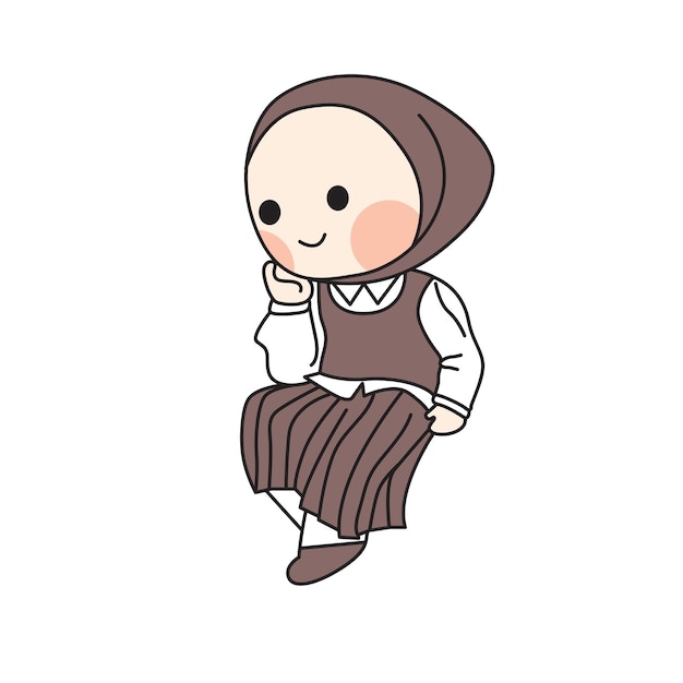 El diario de la mascota del hijab de Chibi es una nota linda.