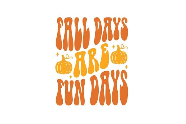 Los días de otoño son días divertidos