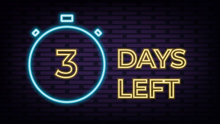 Vector días restantes insignias y calcomanías venta de tiempo de recuento número de días restantes banner de días restantes de cuenta regresiva plantilla de banner vectorial de cuenta regresiva nueve ocho siete seis cinco cuatro tres dos uno cero días restantes