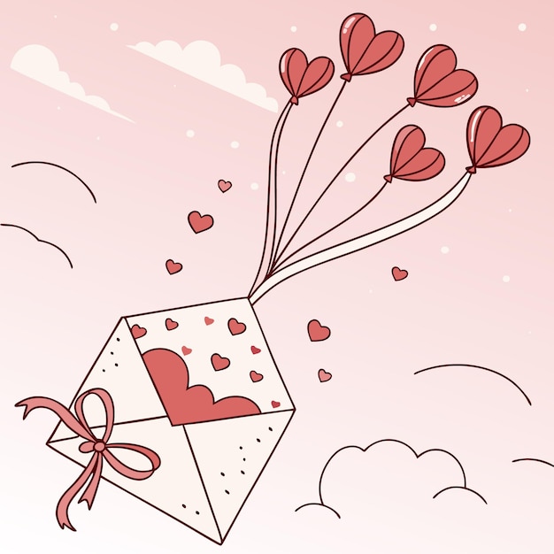 Días de San Valentín patrón corazones motivos y románticos
