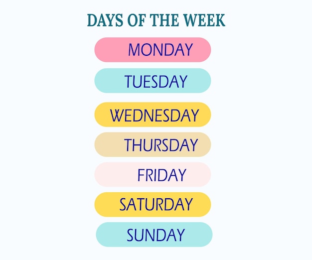Días de la semana