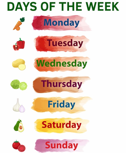 días de la semana