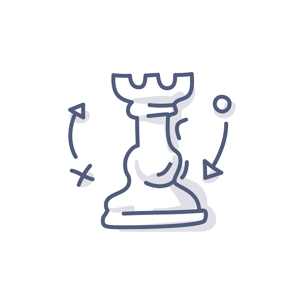 dibujado de icono de negocio