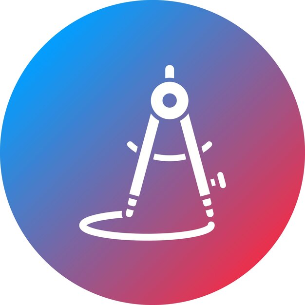 Dibujado imagen vectorial del ícono de la brújula Se puede utilizar para la creatividad