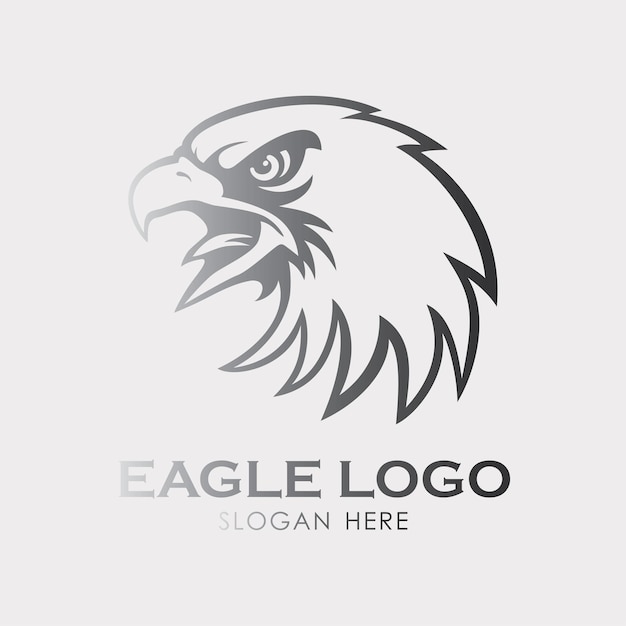 Dibujado a mano de cabeza de águila, mascota de águila para camiseta, ropa deportiva, logotipo, gráfico de emblema, aplicación atlética