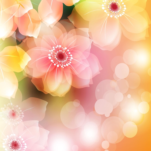 Dibujado a mano elegante acuarela de patrones sin fisuras con girasoles Vector Premium