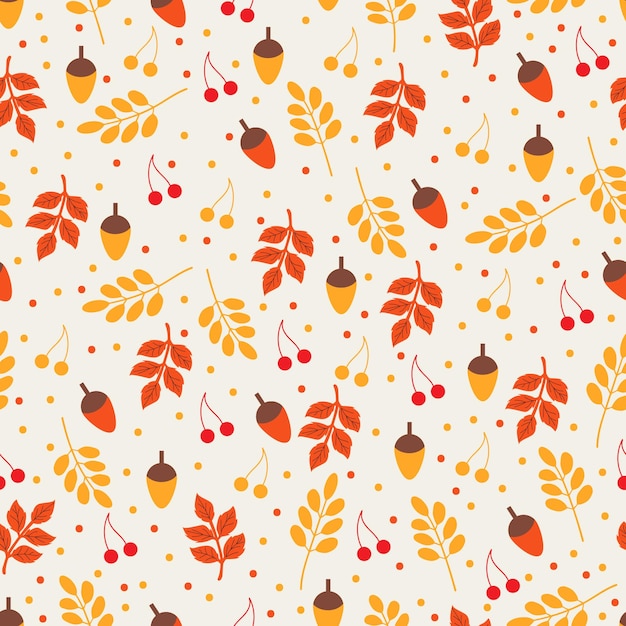Dibujado a mano sin fisuras ornamentales coloridas flores patrón floral fondo diseño ilustración plana