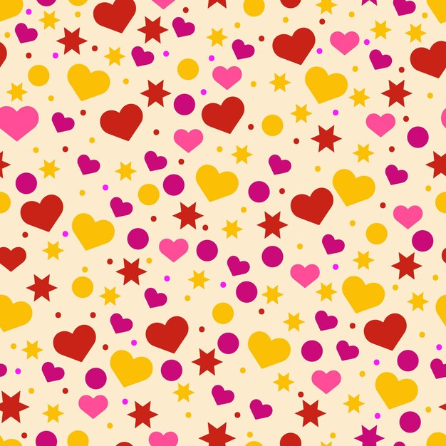 Dibujado a mano sin fisuras ornamentales coloridas flores patrón floral fondo diseño ilustración plana