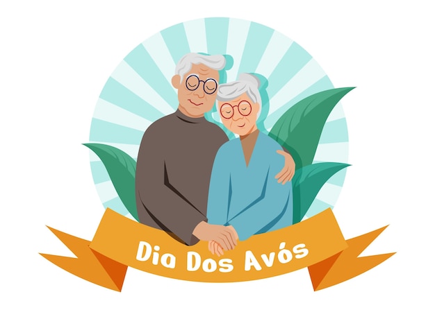 Vector dibujado a mano ilustración de dia dos avos