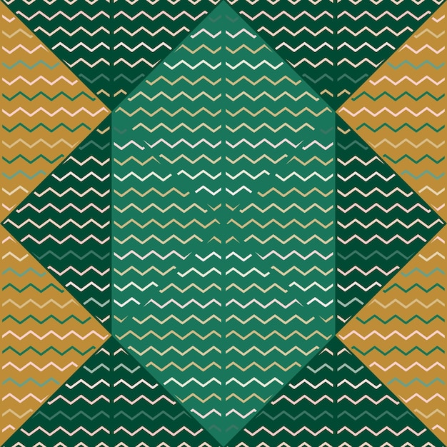 Dibujado a mano ondulado de patrones sin fisuras Resumen zig zag líneas mosaico ornamento