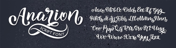 Vector dibujado a mano pincel pintado letras. alfabeto de escritura manuscrita