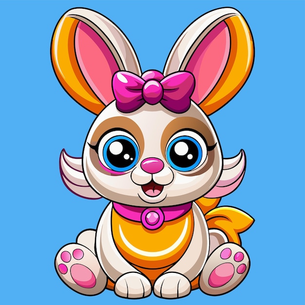 dibujado a mano plano elegante mascota dibujo de personajes de dibujos animados sticker icono concepto ilustración aislada