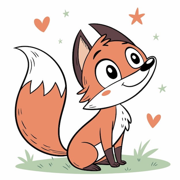 dibujado a mano plano elegante mascota dibujo de personajes de dibujos animados sticker icono concepto ilustración aislada