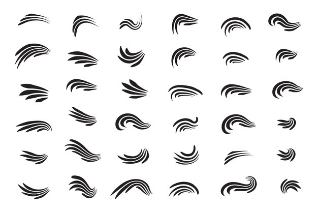dibujado a mano Ray Burst Acento Flourish Palabra énfasis vector palabra resaltado decoración ornamento de texto