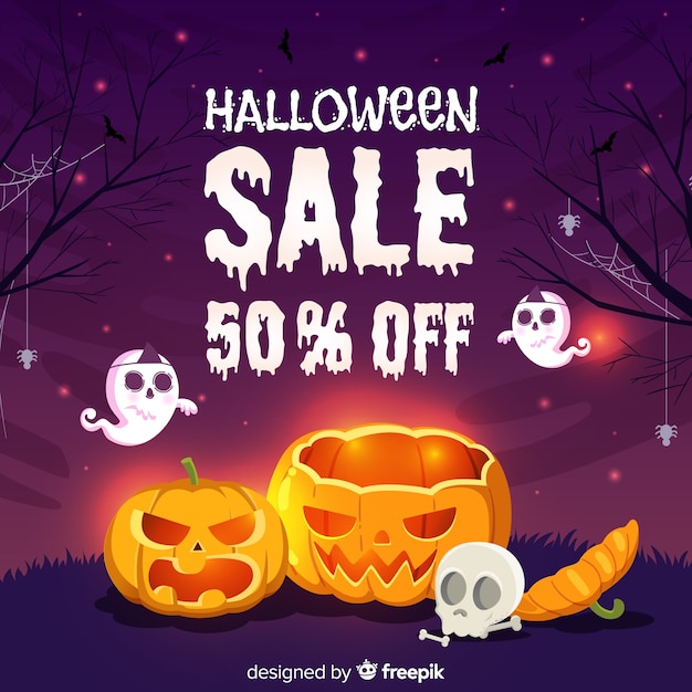 Dibujado a mano venta de Halloween