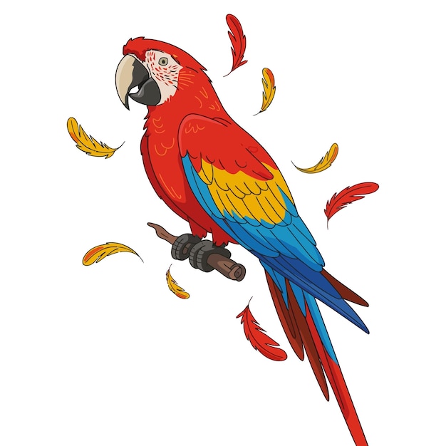 El dibujante de dibujos animados más lindo es Vector Macaw.