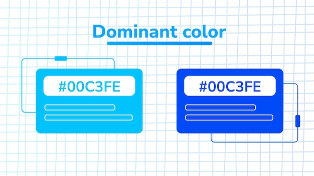 Vector dibujar a mano la tecnología de paletas de colores.