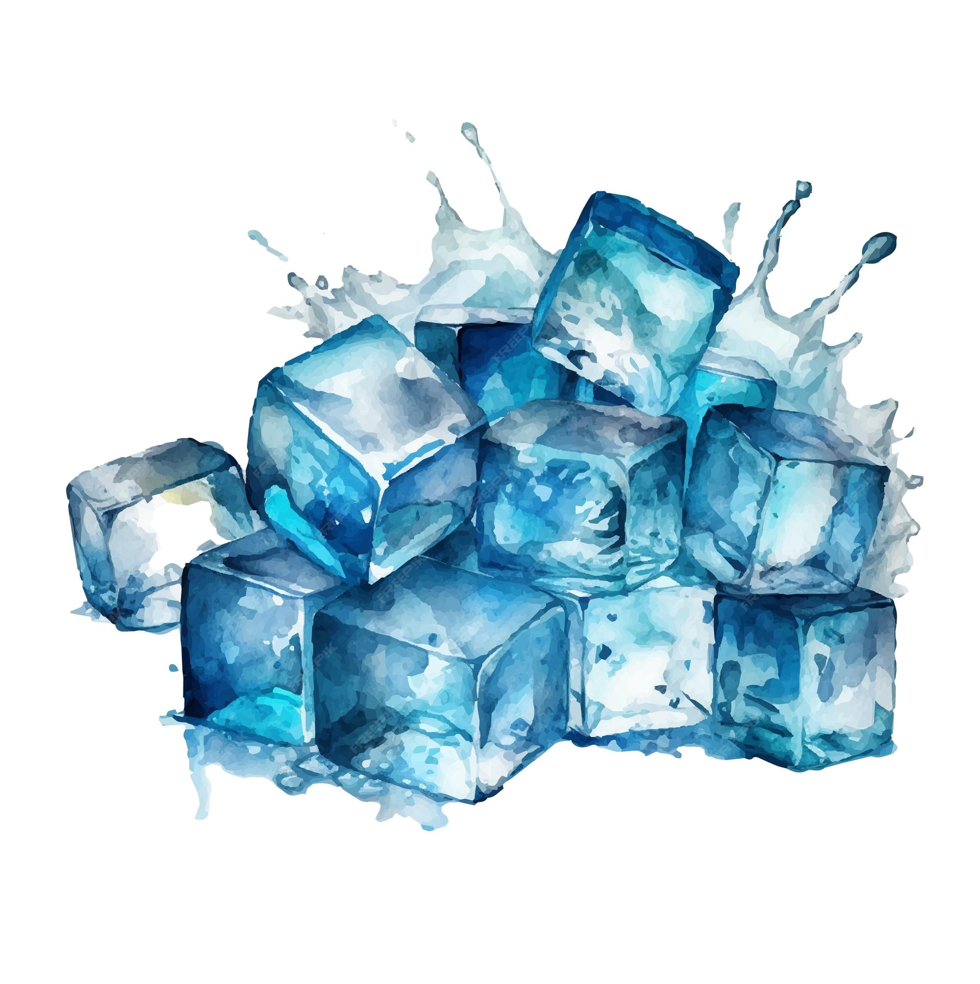 https://img.freepik.com/vector-premium/dibujo-acuarela-cubitos-hielo-chorrito-agua_873925-85222.jpg?w=2000