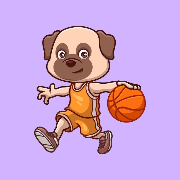 El dibujo animado de baloncesto del pub