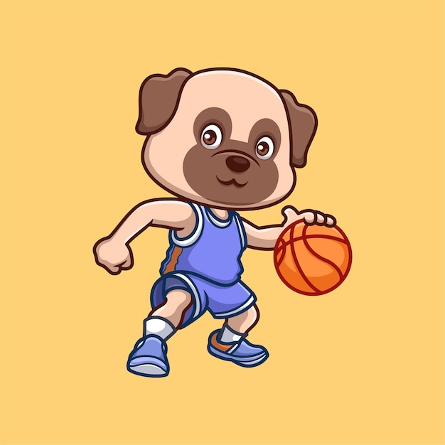 El dibujo animado de baloncesto del pub