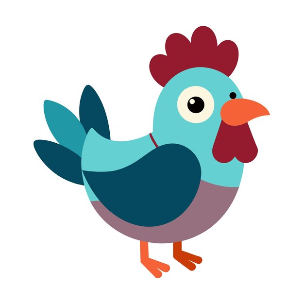un dibujo animado de un pollo