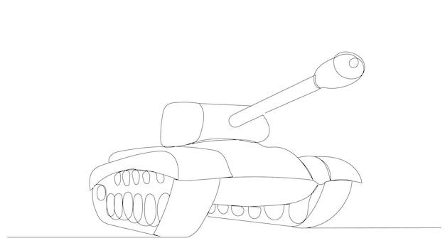 dibujo de árbol de navidad dibujo de vector aislado