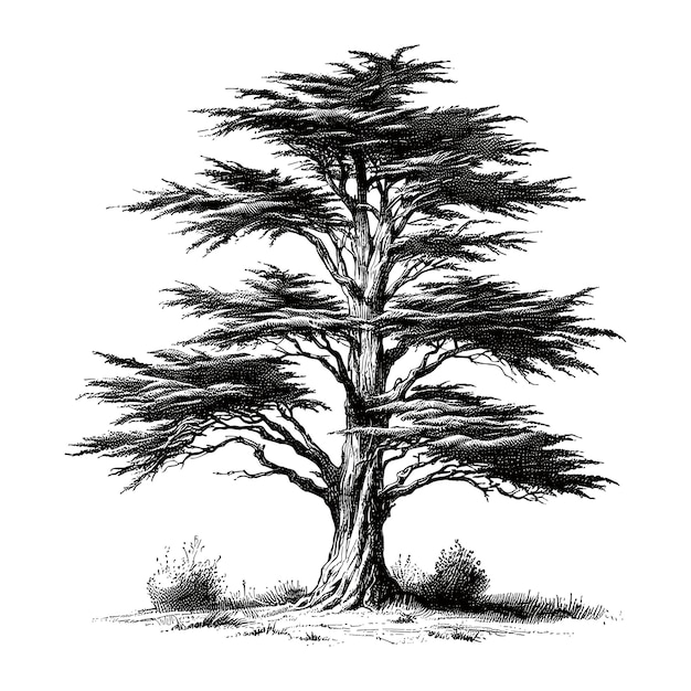 un dibujo de un árbol con la palabra árbol en él