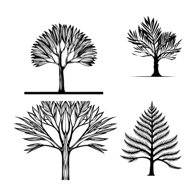un dibujo de un árbol con las palabras " árbol " en él